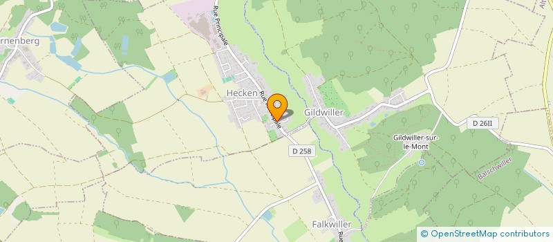 localisation de l'entreprise COMMUNE DE MERTZEN  MERTZEN