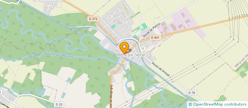 localisation de l'entreprise COMMUNE DE MERY-SUR-SEINE à MERY-SUR-SEINE