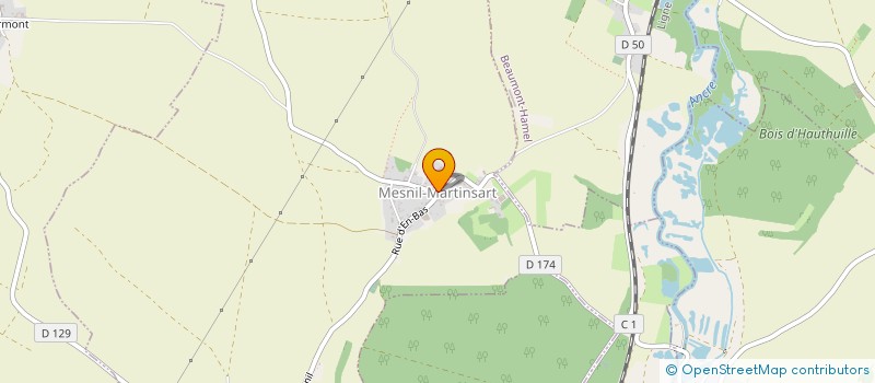 localisation de l'entreprise COMMUNE DE MESNIL MARTINSART  MESNIL-MARTINSART