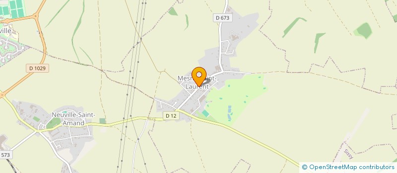 localisation de l'entreprise COMMUNE DE MESNIL SAINT LAURENT  MESNIL-SAINT-LAURENT