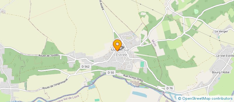 localisation de l'entreprise COMMUNE DE MESNIL SUR L ESTREE  MESNIL-SUR-L'ESTREE