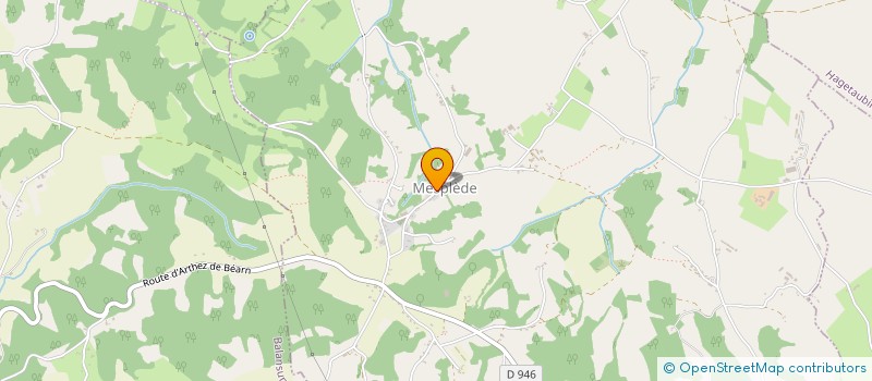 localisation de l'entreprise COMMUNE DE MESPLEDE  MESPLEDE