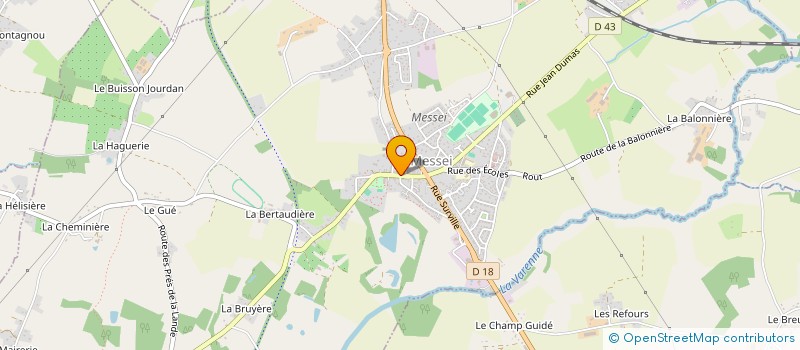 localisation de l'entreprise COMMUNE DE MESSEI à MESSEI