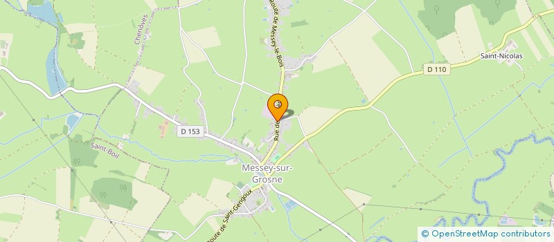 localisation de l'entreprise COMMUNE DE MESSEY-SUR-GROSNE  MESSEY-SUR-GROSNE