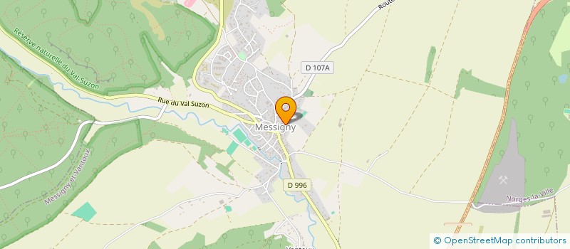 localisation de l'entreprise COMMUNE DE MESSIGNY-ET-VANTOUX  MESSIGNY-ET-VANTOUX