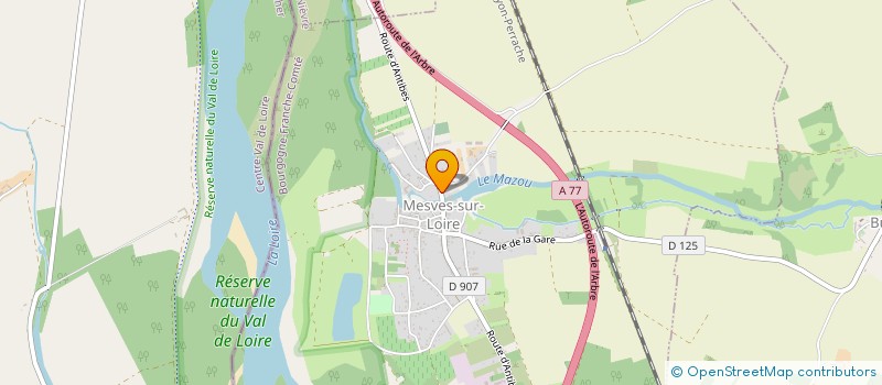 localisation de l'entreprise COMMUNE DE MESVES SUR LOIRE à MESVES-SUR-LOIRE