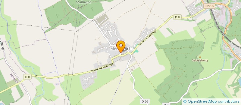 localisation de l'entreprise COMMUNE DE METZERESCHE  METZERESCHE