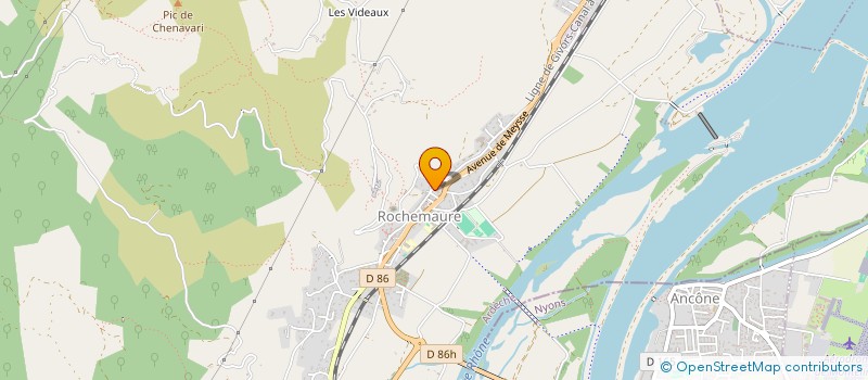 localisation de l'entreprise COMMUNE DE MEYSSE  MEYSSE