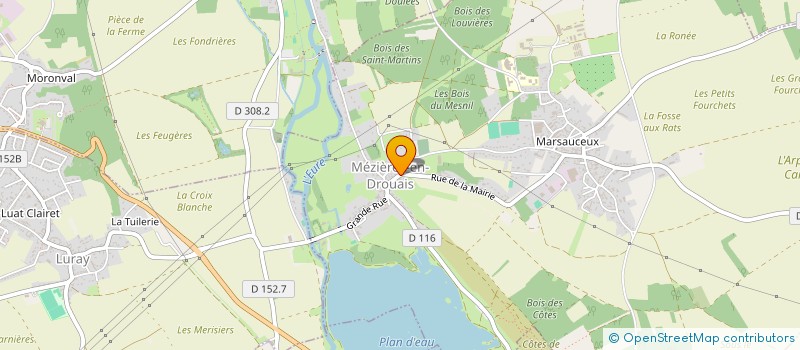 localisation de l'entreprise COMMUNE DE MEZIERES EN DROUAIS à MEZIERES-EN-DROUAIS