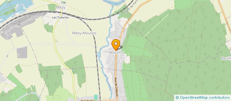 localisation de l'entreprise COMMUNE DE MEZY MOULINS à MEZY-MOULINS
