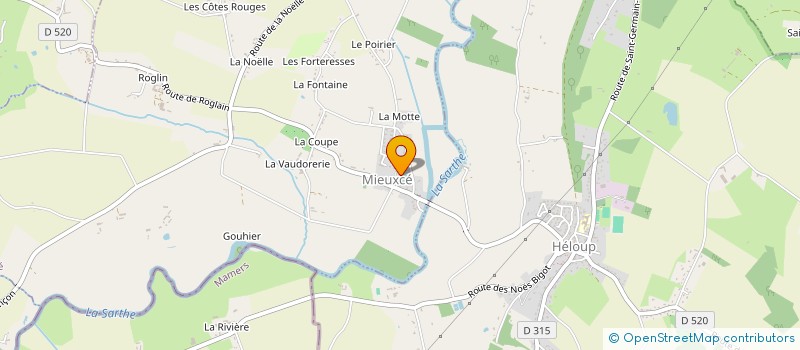 localisation de l'entreprise COMMUNE DE MIEUXCE à MIEUXCE