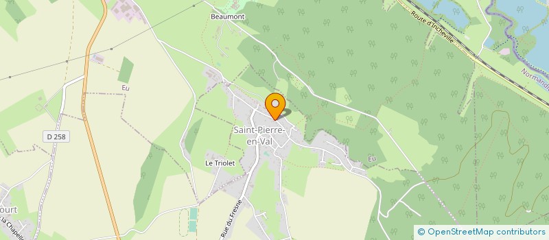 localisation de l'entreprise COMMUNE DE MILLEBOSC  MILLEBOSC