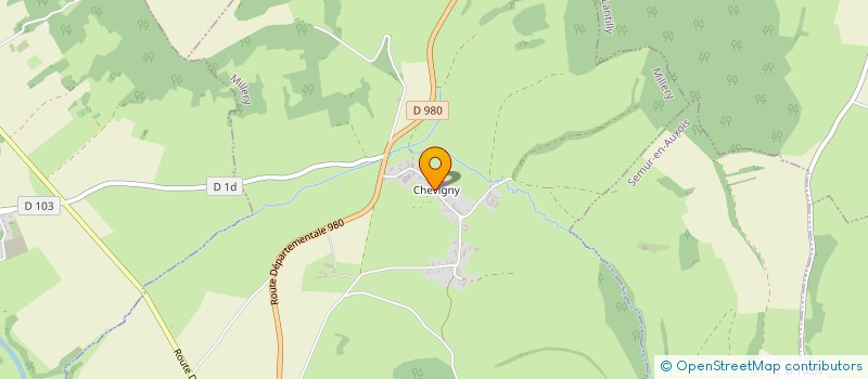 localisation de l'entreprise COMMUNE DE MILLERY  MILLERY