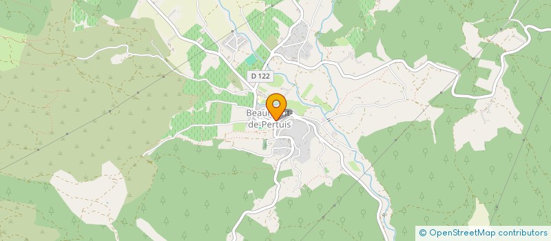 localisation de l'entreprise COMMUNE DE MIRABEAU  MIRABEAU