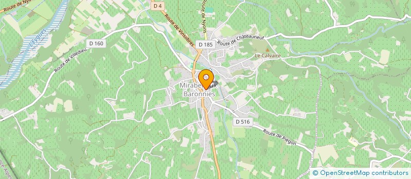 localisation de l'entreprise COMMUNE DE MIRABEL AUX BARONNIES  MIRABEL-AUX-BARONNIES