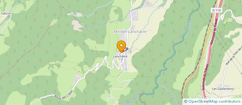 localisation de l'entreprise COMMUNE DE MIRIBEL LANCHATRE  MIRIBEL-LANCHATRE