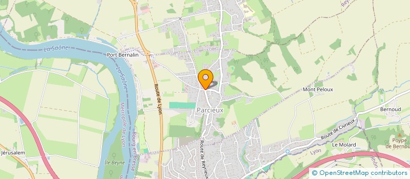 localisation de l'entreprise COMMUNE DE MISERIEUX  MISERIEUX