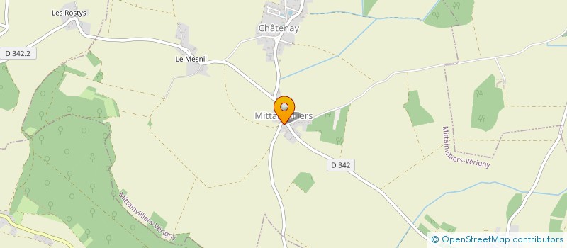localisation de l'entreprise COMMUNE DE MITTAINVILLIERS-VERIGNY à MITTAINVILLIERS-VERIGNY