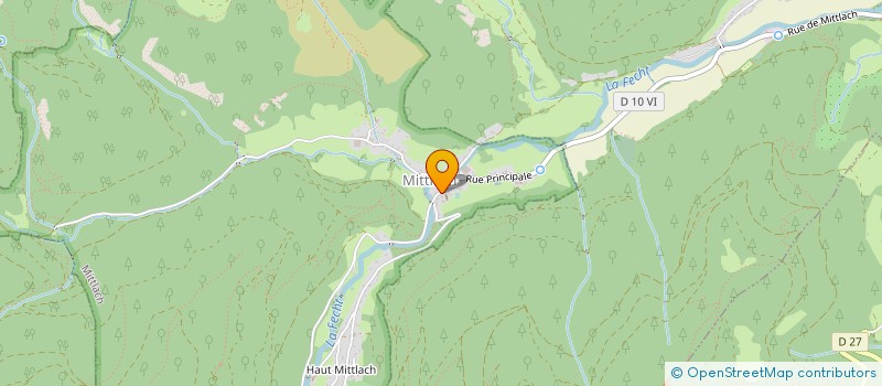 localisation de l'entreprise COMMUNE DE MITTLACH  MITTLACH