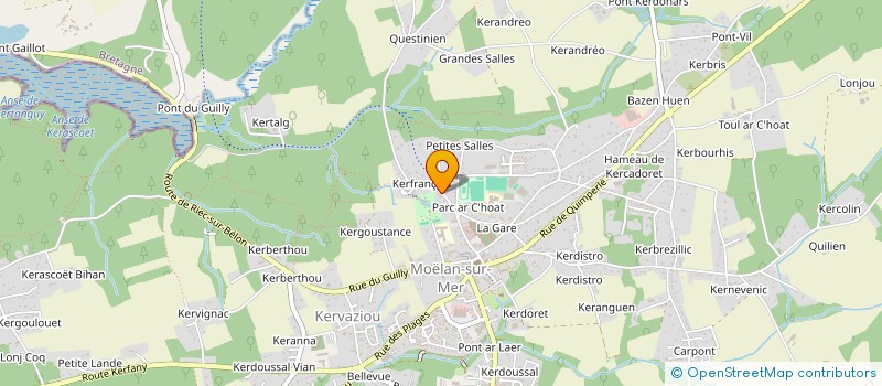 localisation de l'entreprise COMMUNE DE MOELAN SUR MER  MOELAN-SUR-MER