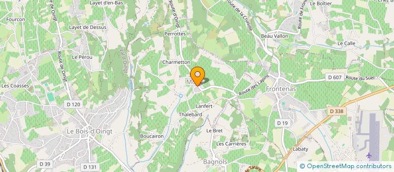 localisation de l'entreprise COMMUNE DE MOIRE  MOIRE