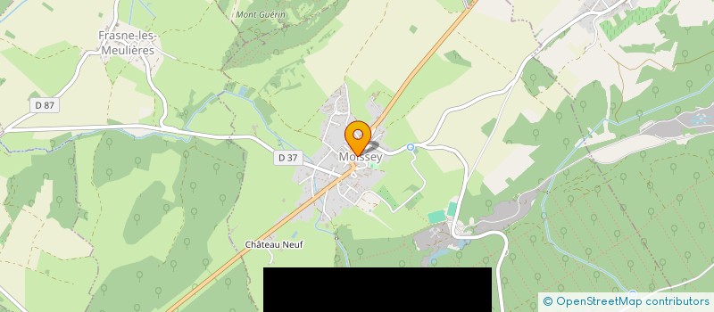 localisation de l'entreprise COMMUNE DE MOISSEY  MOISSEY