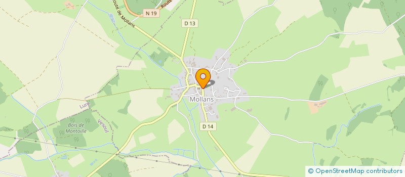 localisation de l'entreprise COMMUNE DE MOLLANS  MOLLANS