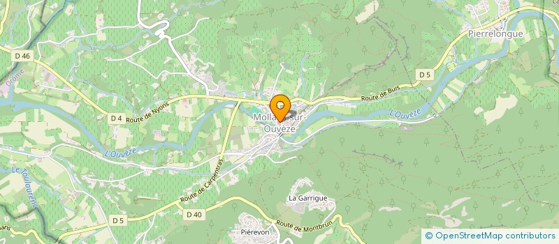 localisation de l'entreprise COMMUNE DE MOLLANS SUR OUVEZE  MOLLANS-SUR-OUVEZE