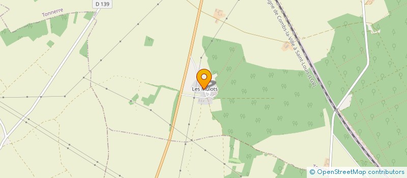 localisation de l'entreprise COMMUNE DE MOLOSMES  MOLOSMES