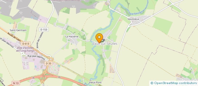 localisation de l'entreprise COMMUNE DE MONCEAUX EN BESSIN  MONCEAUX-EN-BESSIN