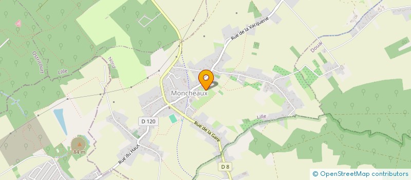 localisation de l'entreprise COMMUNE DE MONCHEAUX à MONCHEAUX