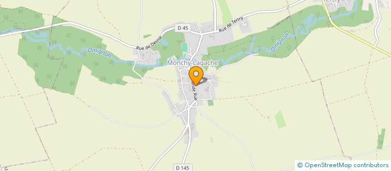localisation de l'entreprise COMMUNE DE MONCHY LAGACHE  MONCHY-LAGACHE