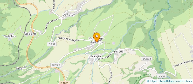 localisation de l'entreprise COMMUNE DE MONESTIER-DU-PERCY  MONESTIER-DU-PERCY