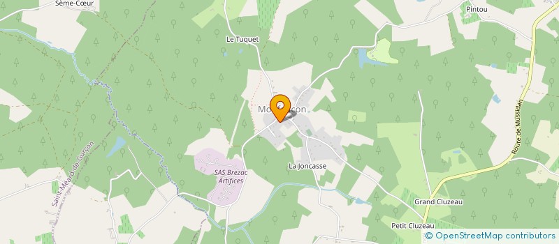localisation de l'entreprise COMMUNE DE MONFAUCON  MONFAUCON
