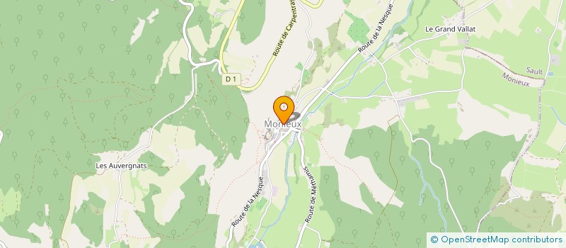 localisation de l'entreprise COMMUNE DE MONIEUX  MONIEUX