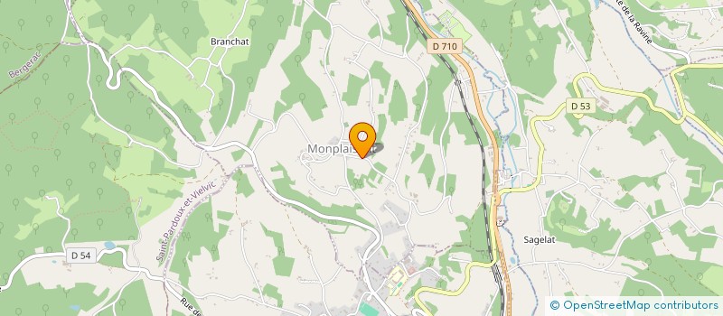 localisation de l'entreprise COMMUNE DE MONPLAISANT  MONPLAISANT