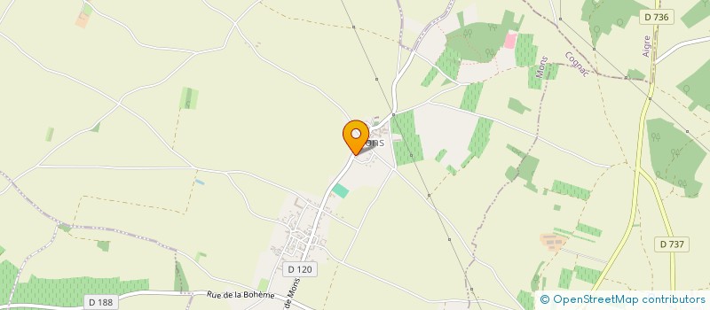 localisation de l'entreprise COMMUNE DE MONS  MONS