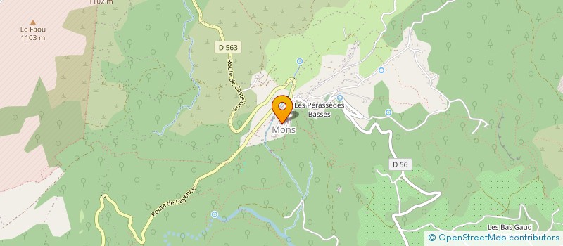 localisation de l'entreprise COMMUNE DE MONS  MONS