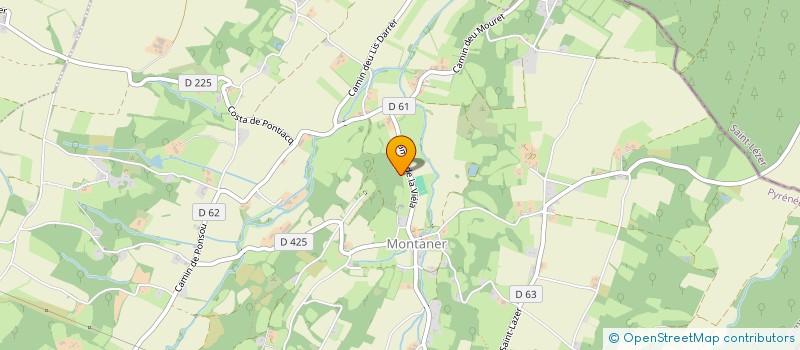 localisation de l'entreprise COMMUNE DE MONSEGUR  MONSEGUR