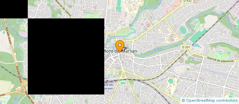 localisation de l'entreprise COMMUNE DE MONT DE MARSAN  MONT-DE-MARSAN