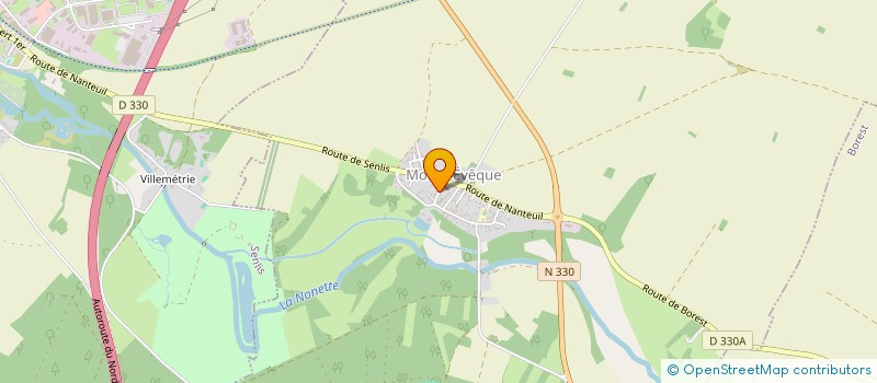 localisation de l'entreprise COMMUNE DE MONT L'EVEQUE  MONT-L'EVEQUE