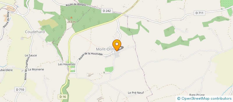 localisation de l'entreprise COMMUNE DE MONT ORMEL à MONT-ORMEL