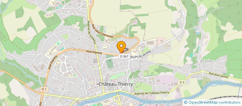 localisation de l'entreprise COMMUNE DE MONT-SAINT-PERE  MONT-SAINT-PERE