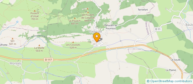 localisation de l'entreprise COMMUNE DE MONTAGAGNE à MONTAGAGNE