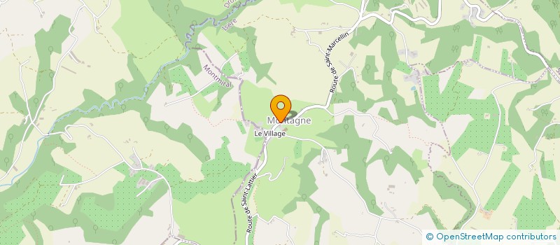 localisation de l'entreprise COMMUNE DE MONTAGNE  MONTAGNE