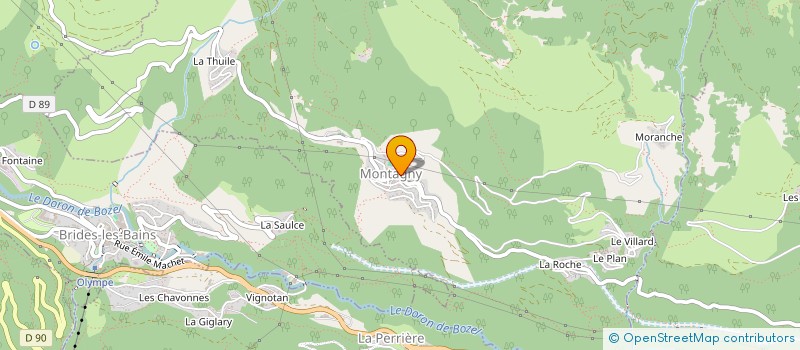 localisation de l'entreprise COMMUNE DE MONTAGNY  MONTAGNY