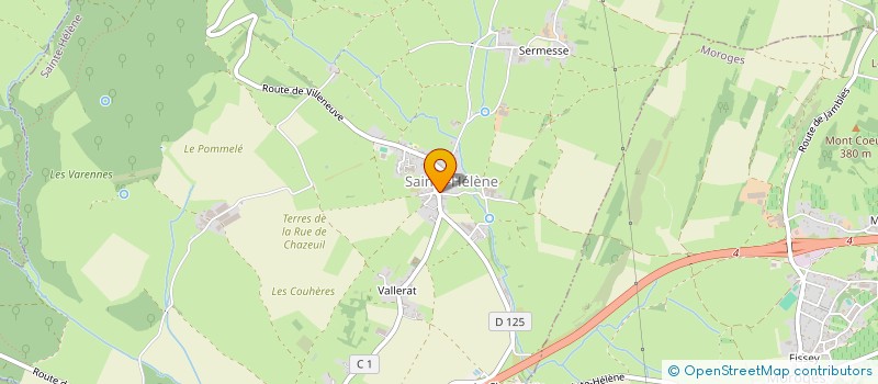 localisation de l'entreprise COMMUNE DE MONTAGNY-LES-BUXY  MONTAGNY-LES-BUXY