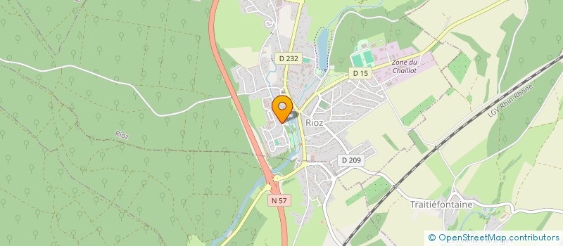 localisation de l'entreprise COMMUNE DE MONTARLOT-LES-RIOZ  MONTARLOT-LES-RIOZ