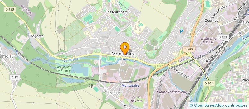 localisation de l'entreprise COMMUNE DE MONTATAIRE à MONTATAIRE