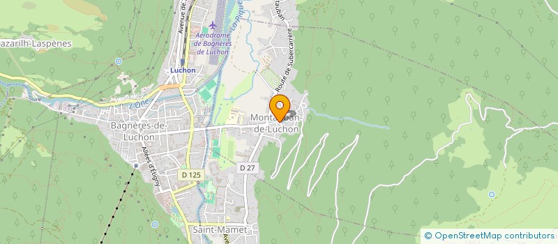 localisation de l'entreprise COMMUNE DE MONTAUBAN DE LUCHON  MONTAUBAN-DE-LUCHON